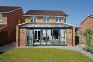 Bright, open lean to conservatory with ultra frame